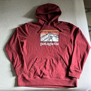 Red large Patagonia hoodie